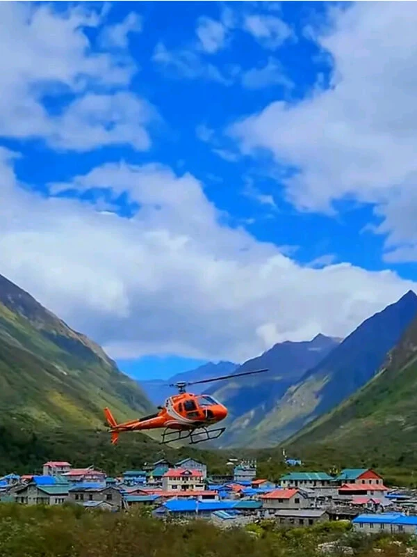 Heli tour in nepal