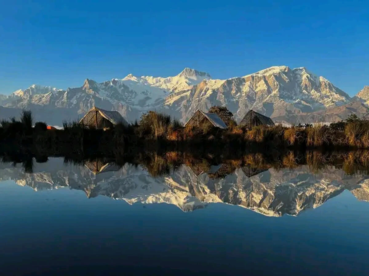 Annapurna mountain view