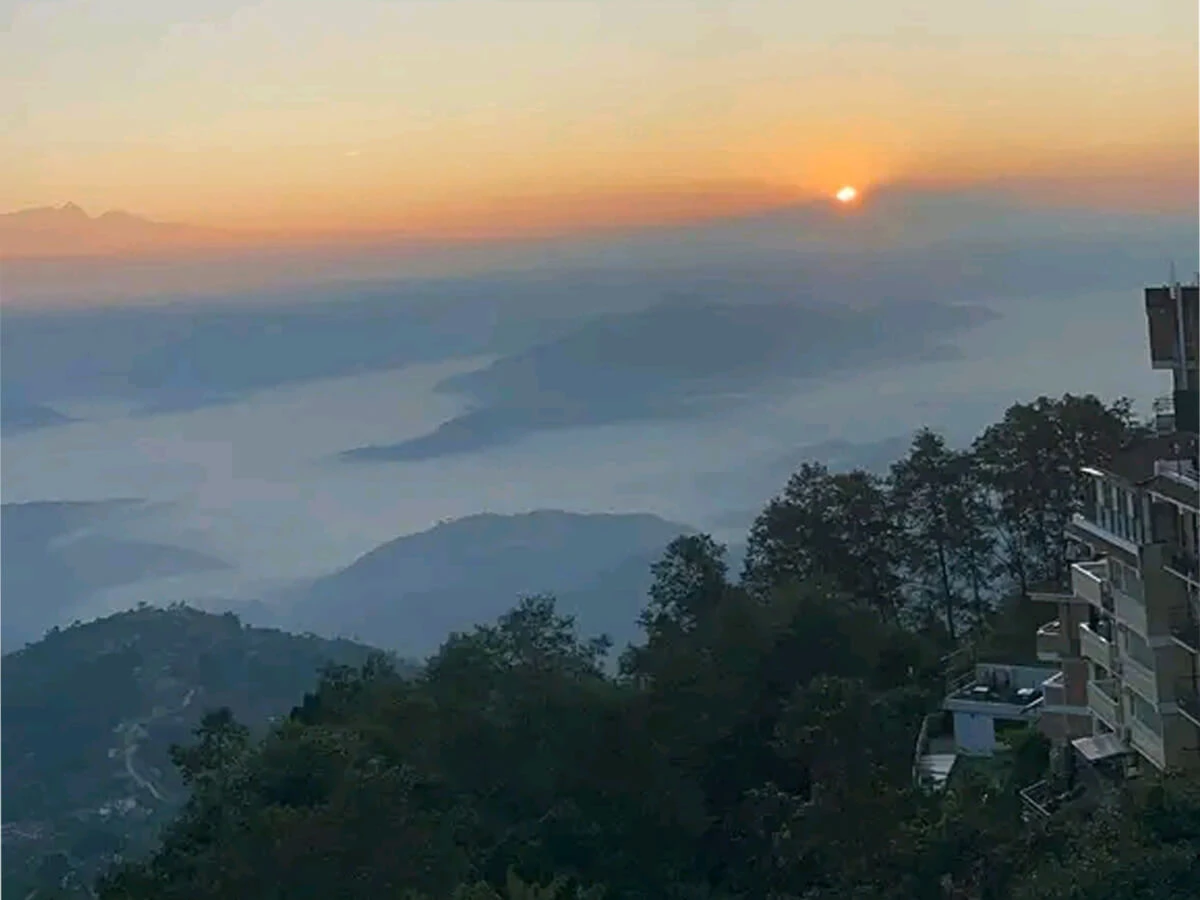 Sunrise view from nagarkot